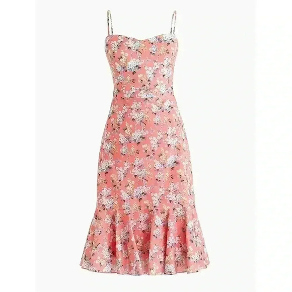 J. Crew Ruffle-hem Midi Dress Liberty Josephine - Picture 1 of 15